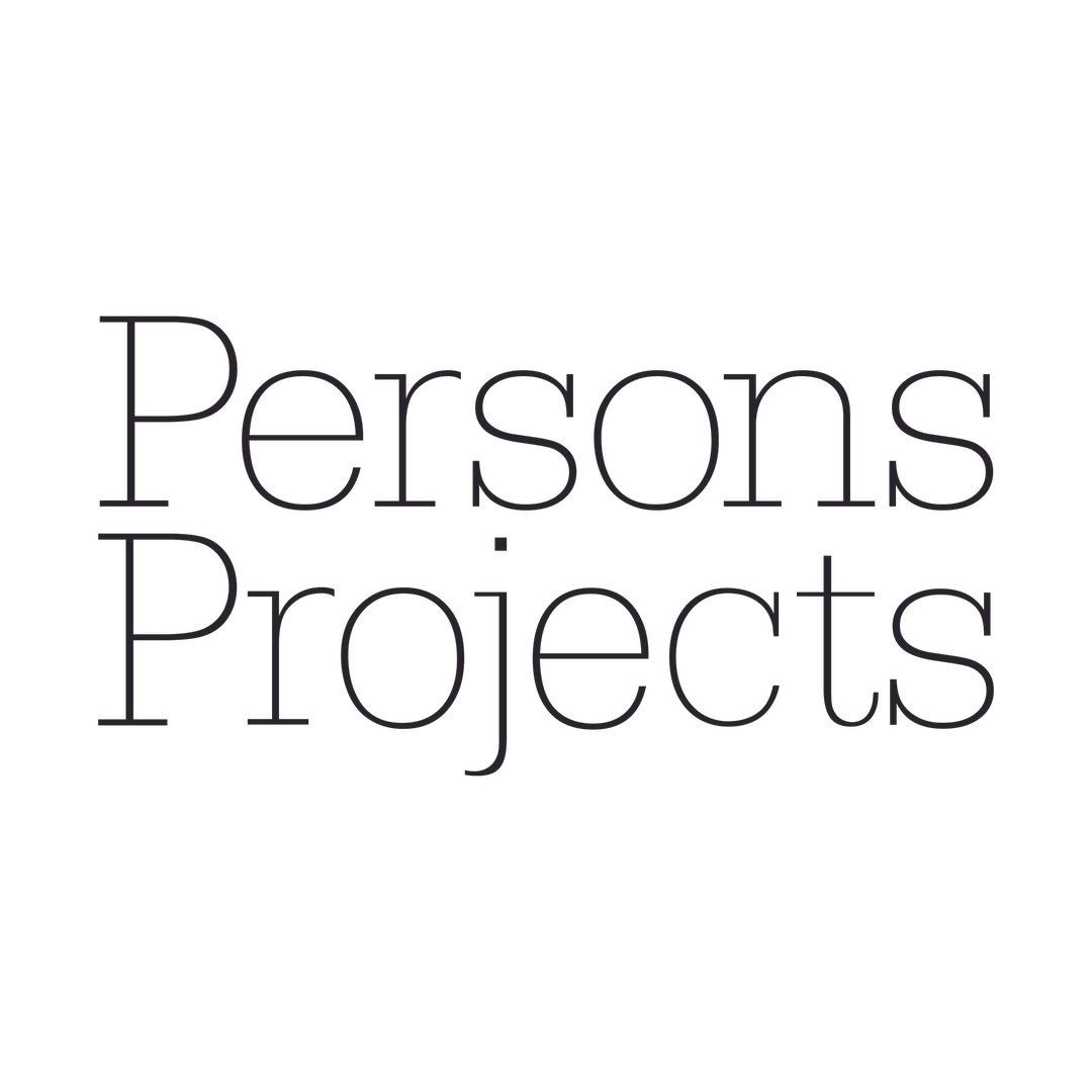 Persons Projects